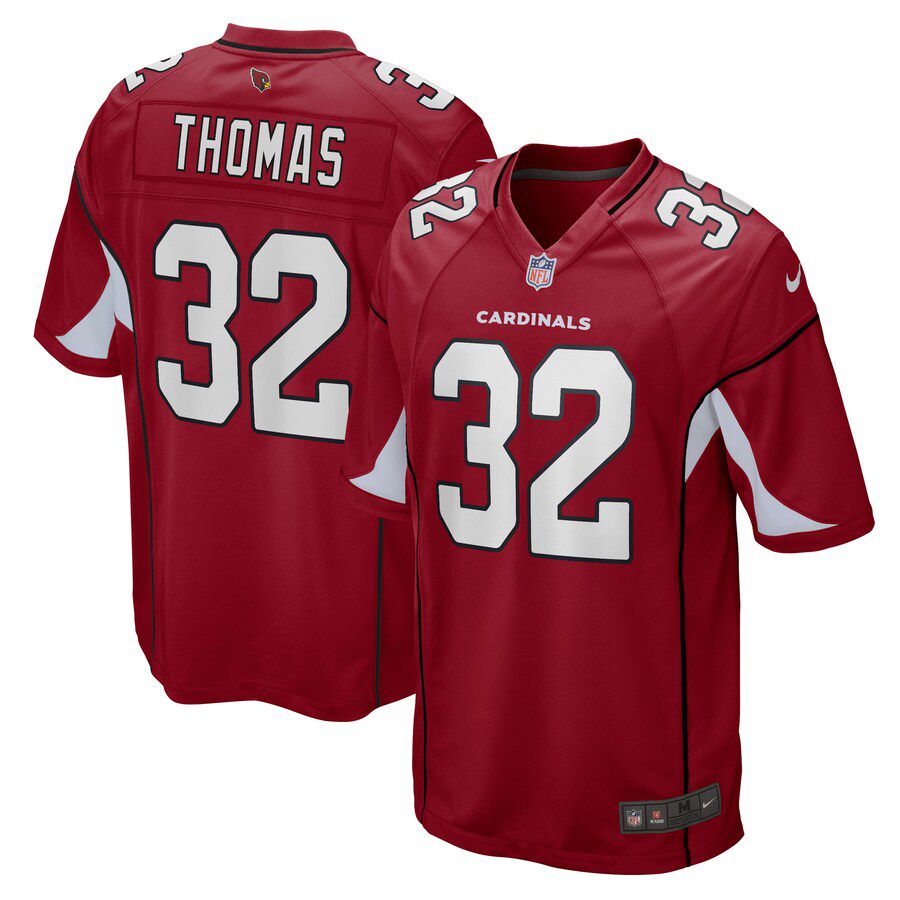 Men Arizona Cardinals 32 Josh Thomas Nike Cardinal Game Player NFL Jersey